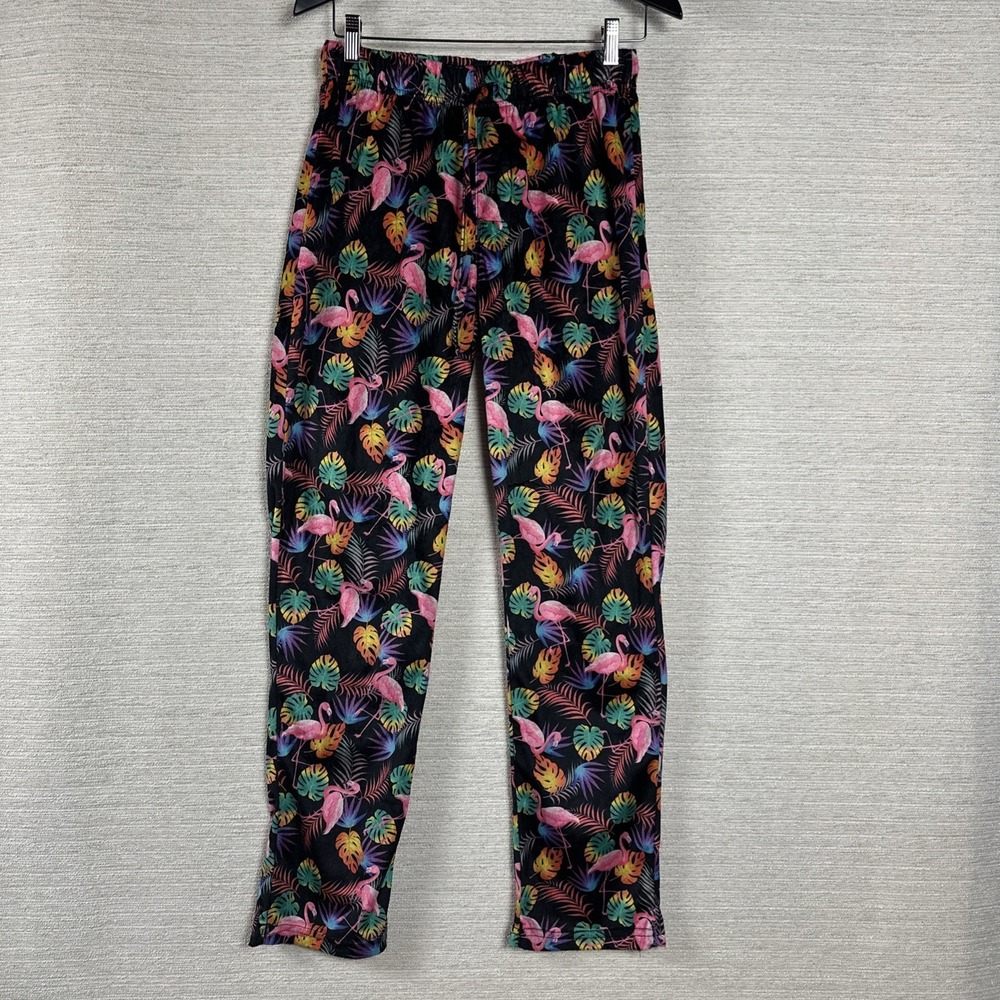 Flamingo Tropical Lounge Pants Womens Small Colorful Pajama Pants Fun Print